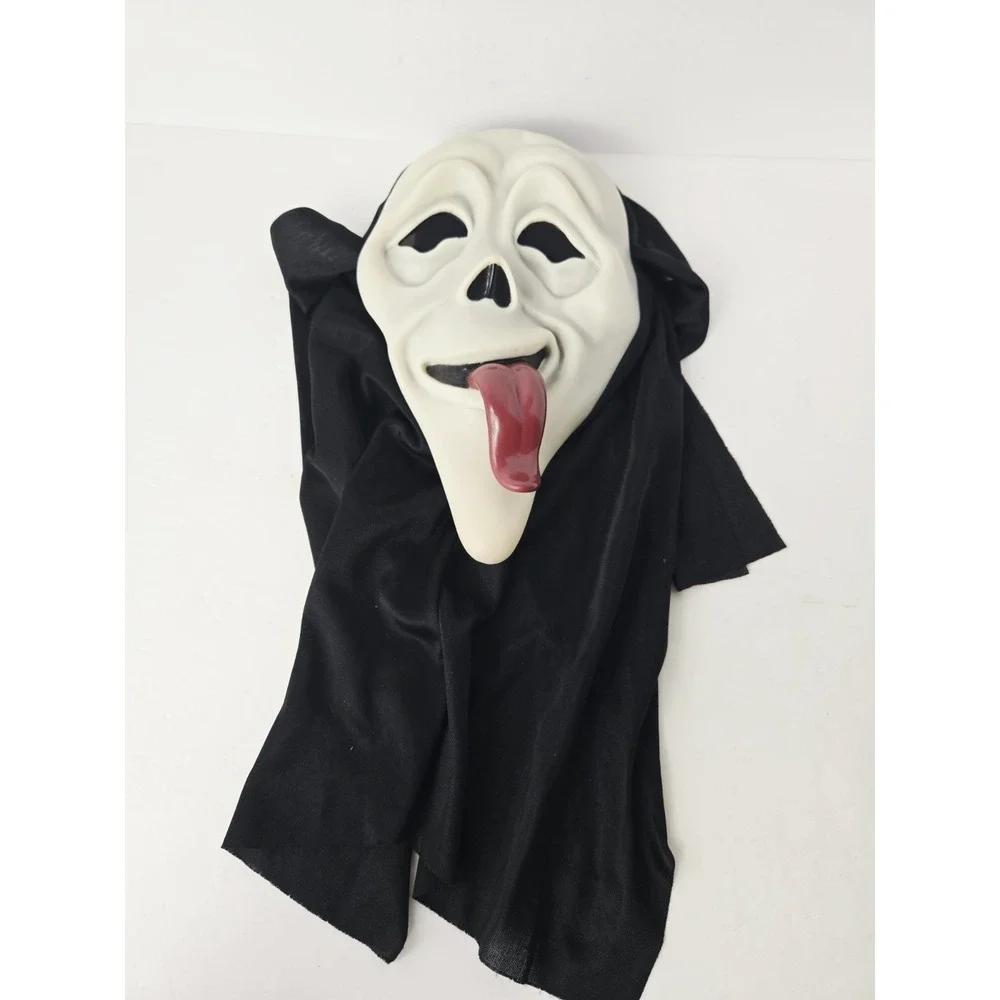 Easter Unlimited Ghost Face Mask‎ tongue out Halloween Scream
